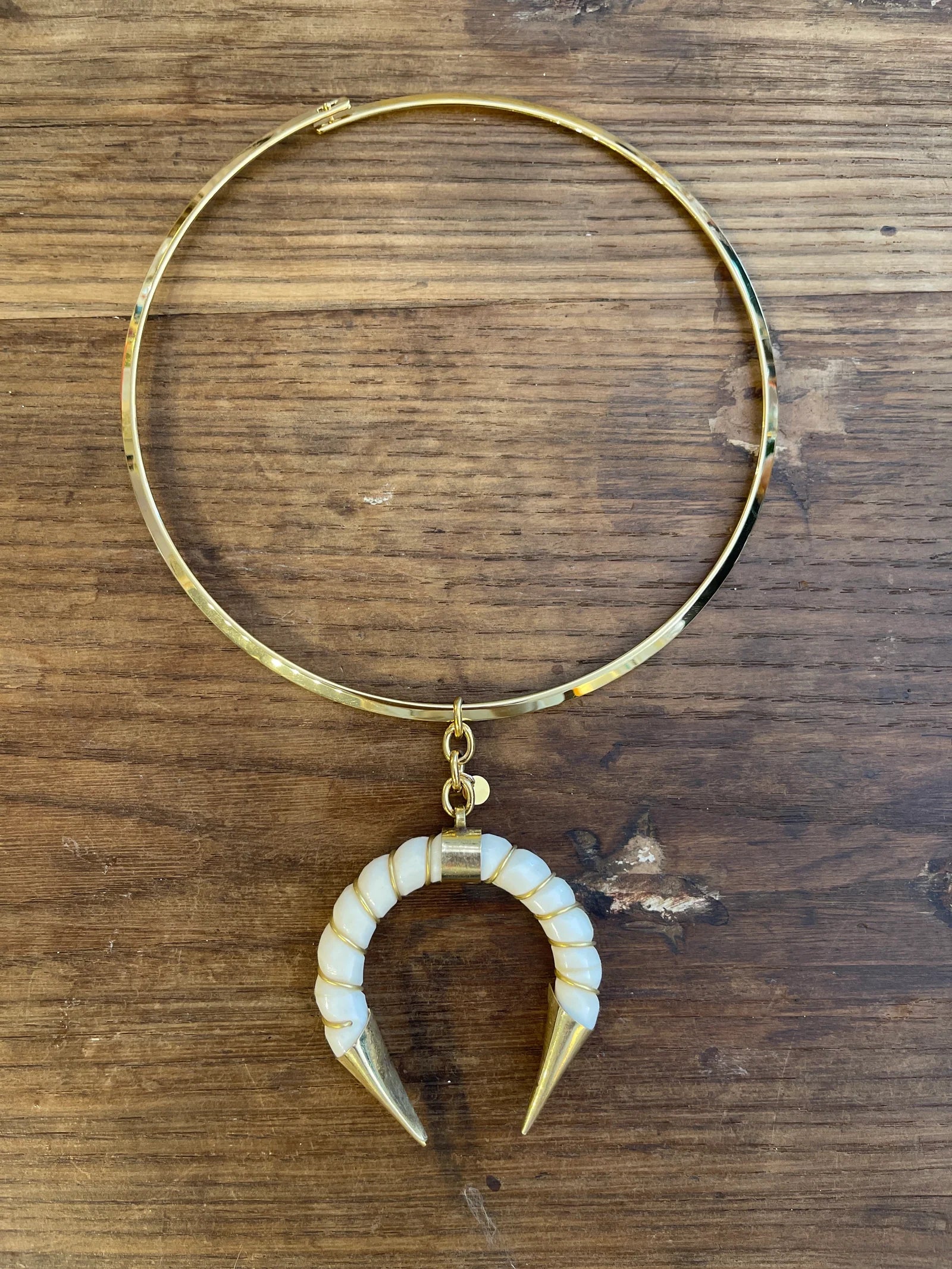 MINI MOON CHOKER TORCHION AVORIO