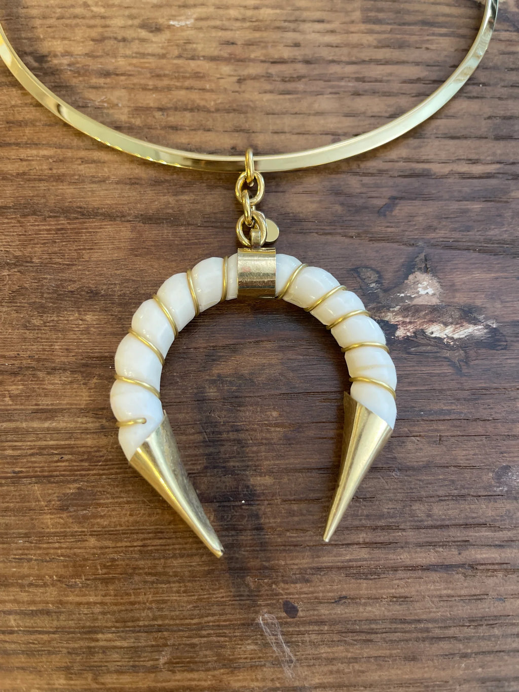 MINI MOON CHOKER TORCHION AVORIO