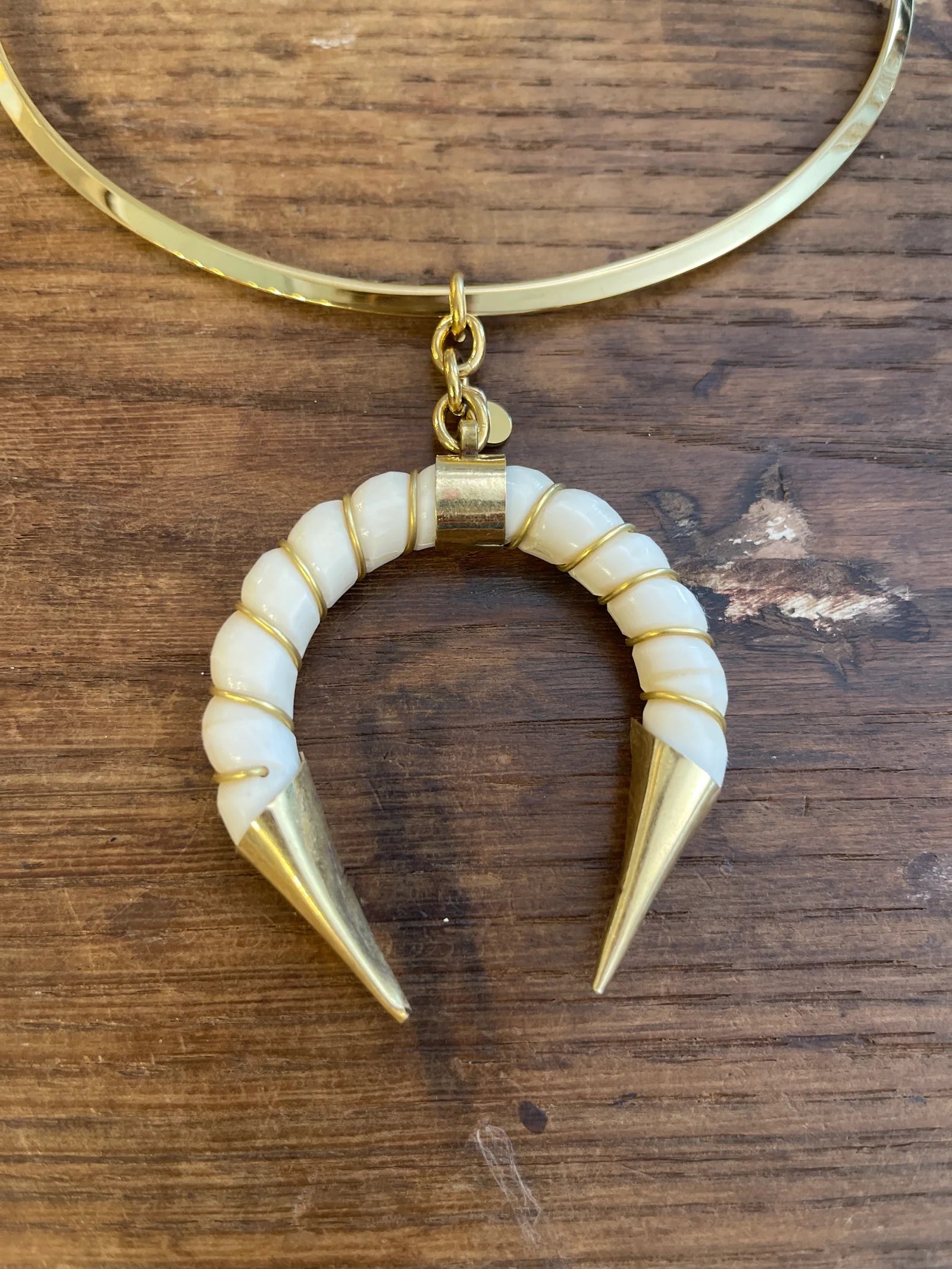 MINI MOON CHOKER TORCHION AVORIO