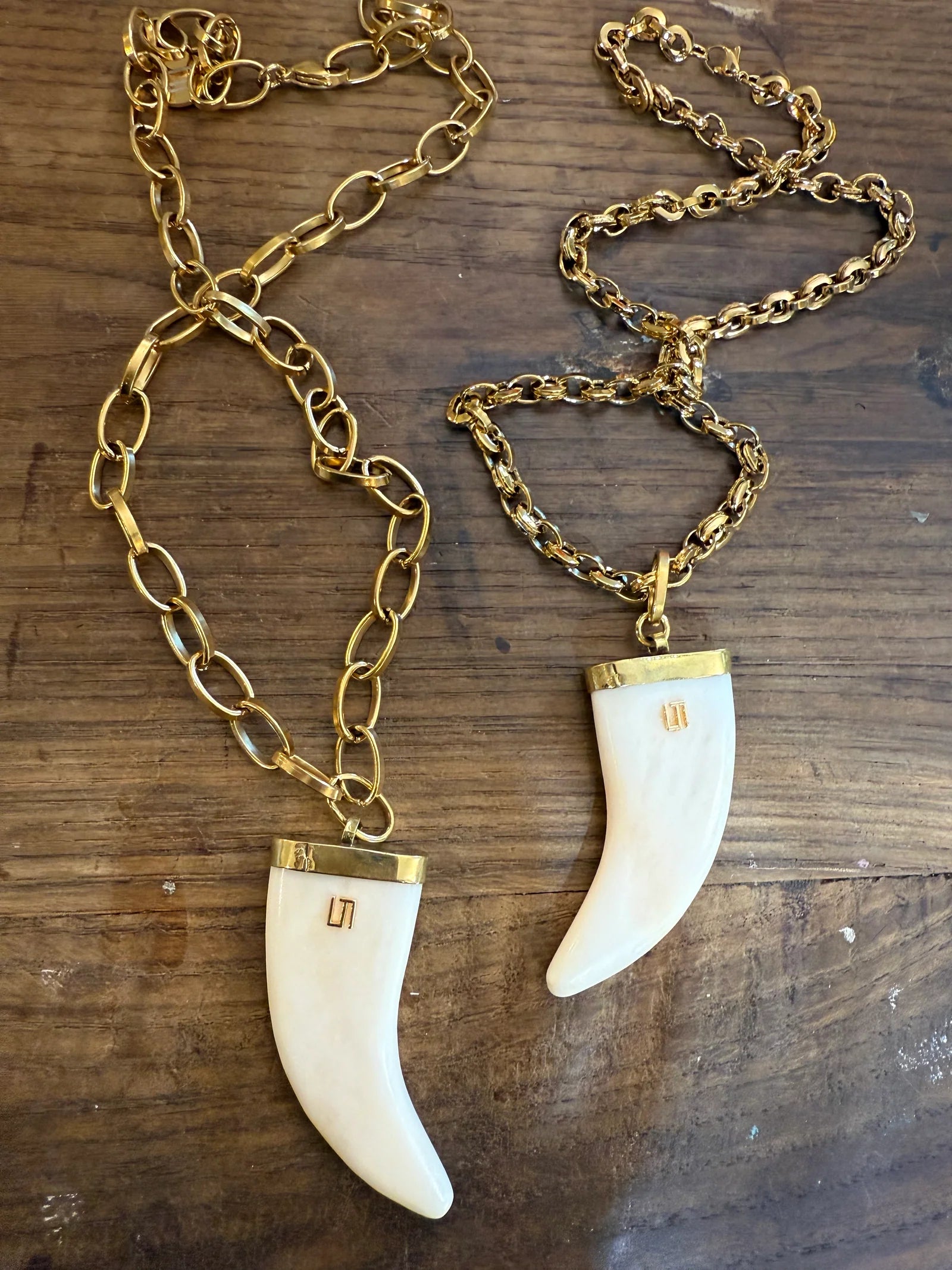 DUFFY BONE HORN NECKLACE