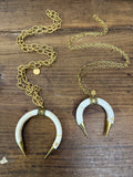 MOON WHITE NECKLACE