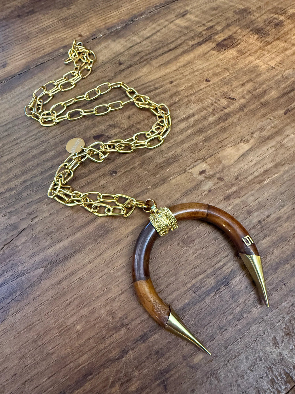 MOON BROWN NECKLACE